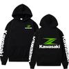New Racing Suit, High-quality Kawasaki Logo Hooded Pullover, Fashionable Motorcyclele Uniform Rider Exquisite Stree