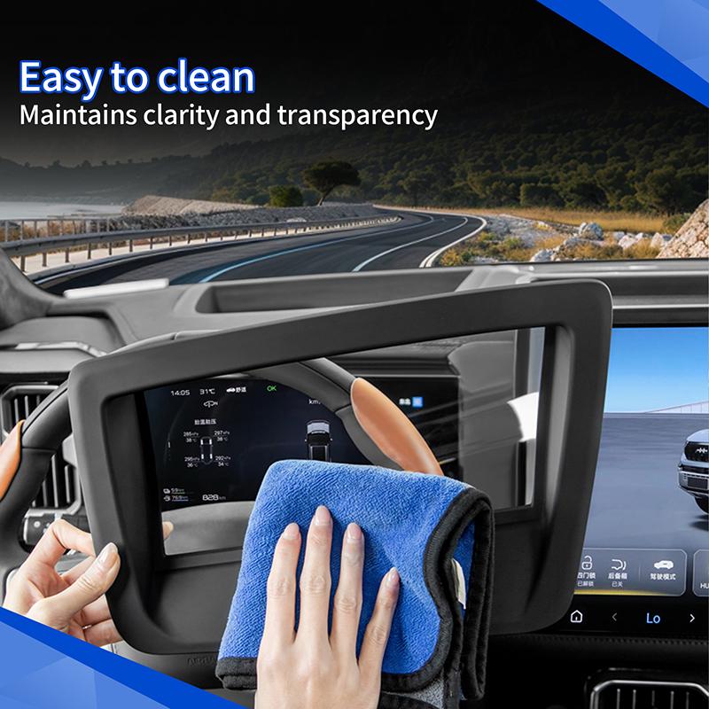 HUD Display Cover Silicone For BYD Leopard 8 Denza B8 2025+ HUD Screen Protector Cover Interior Upgrade Car Accessories
