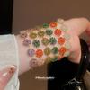 18k Gold Plated Retro Zircon Floral Bracelet – Elegant, Fashionable Hand Jewelry for Women