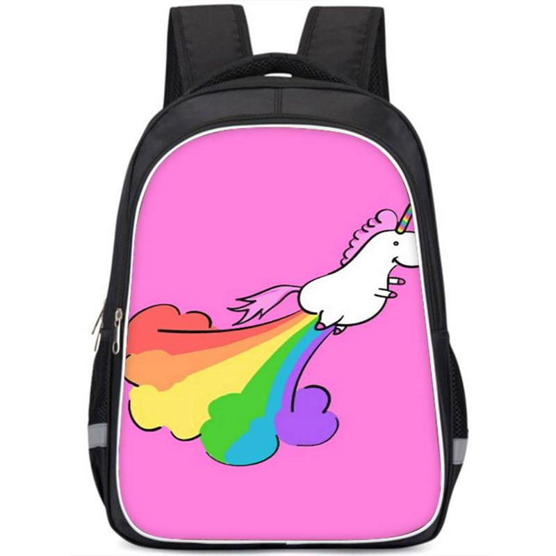 Unicorn Backpack For School Large Capacity Lightweight Design For Boys And Girls