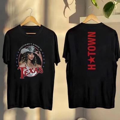 Beyonce Merch Cowboy Carter Tour 2025 Houston, TX Exclusive Shirt Reprint Unisex T-Shirt