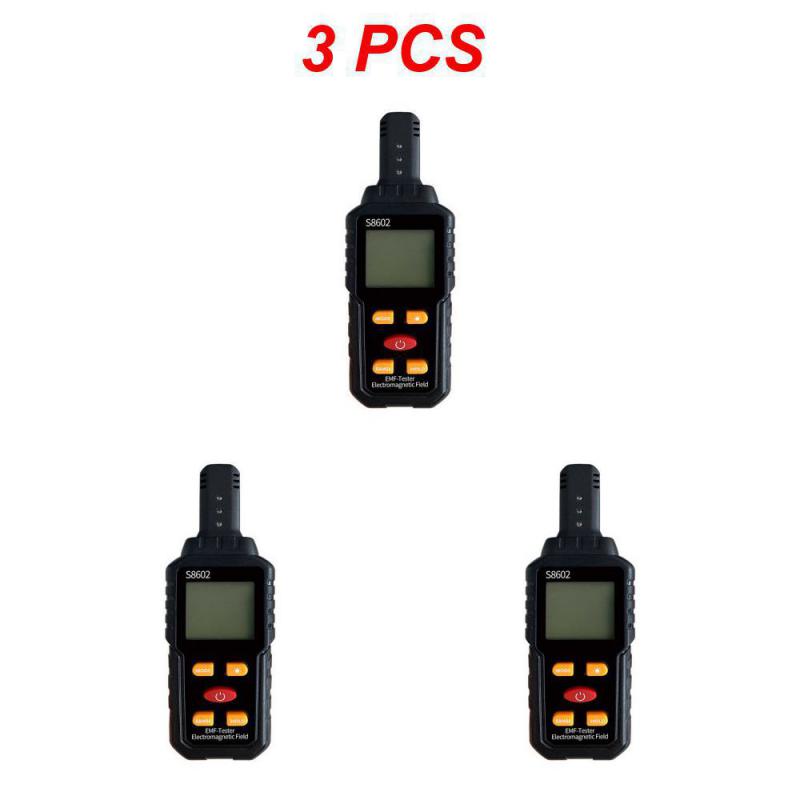 Detector portabil de radiații de câmp electromagnetic 3 în 1 Contor EMF Detector EMF pentru echipament de vânătoare de fantome