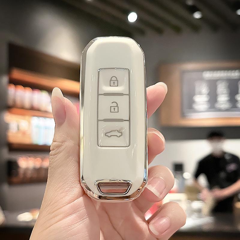 Compatible Baojun Car Key Case for Models 510, 730, 530, 360, 560, 310W, 630 - Protective Shell with Special Buckle Bag