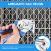 New Hog Ring Plier Tool Carbon Steel Snap Ring Pliers with 1800Pcs M Nail Clips Staples Chicken Mesh Cage Wire Fencing Hand Tool