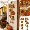 Holz-Herbst-Türhänger mit Kürbis, Sonnenblume, Ahornblatt und für die Heimdekoration