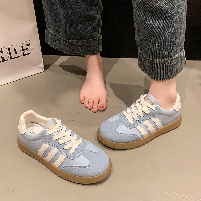 Soft-soled German training shoes women's versatile sports Forrest Gump shoes 2025 spring and summer new breathable board shoes casual white shoes
