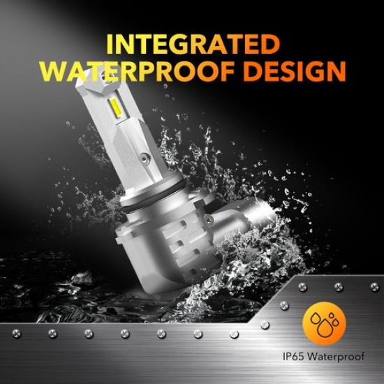 OXILAM 9006 HB4 LED Headlight Lamp Bulb Low Beam White Super Bright 6500K Light