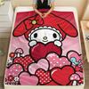 1PC My Melody Print Flannel Blanket, High Quality All Seasons, Home Decor, Warmth and Comfort, Perfect for Christmas Gifts