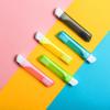 Foldable Travel Toothbrush Folding Soft Toothbrushes for Adults Portable Small Dental Brush for Adults In Candy Colors