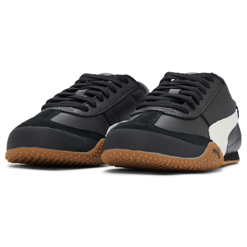 Puma Bella Ut Leather Fashion Versatile Comfortable Training Low-Top Casual Shoes Unisex Sneaker Black White 402186-08