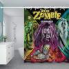 Rob Zombie Canvas Art Bathroom Shower Curtain Shielding Partition Shower Curtain Quick Dry Can Be Scrubable Light Opaque Bath