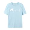 Gerunisex Shepherd Dog Gsd Heartbeat Printing TShirt Normal Coupons Male Valentine Day Tops Shirt Normal TShirt Premium Cotton