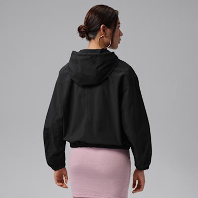 Jordan Jackets Women's Black Hooded Moderate Other