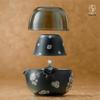 Edenus Tang Dynasty Black Iron Glaze Travel Tea Set