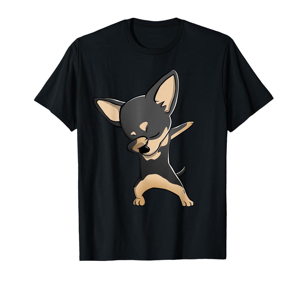 Dove Dance Chihuahua Dog Black T-Shirt