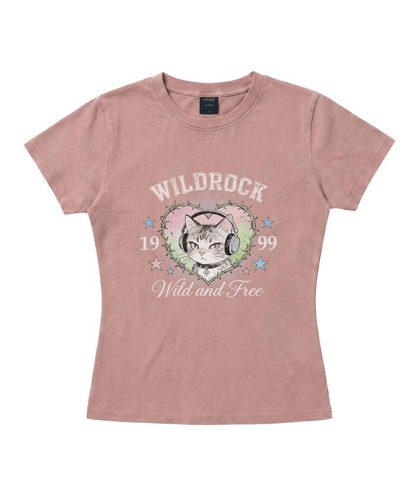 WILDROCK Hollysheesh Graphic Pigment Crop Short Sleeve T-Shirt Part03_4 Style (D Type)