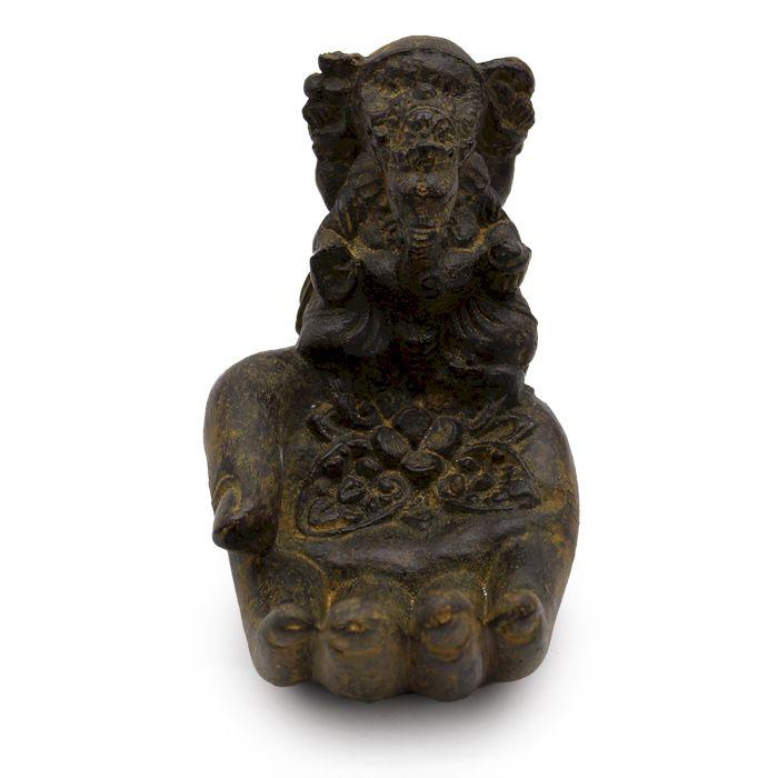 Incense Burner, Ganesha Hand Antique Finish