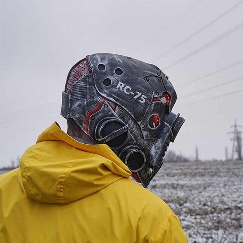 Halloween Bio-skull Robot Mask, Party Mask