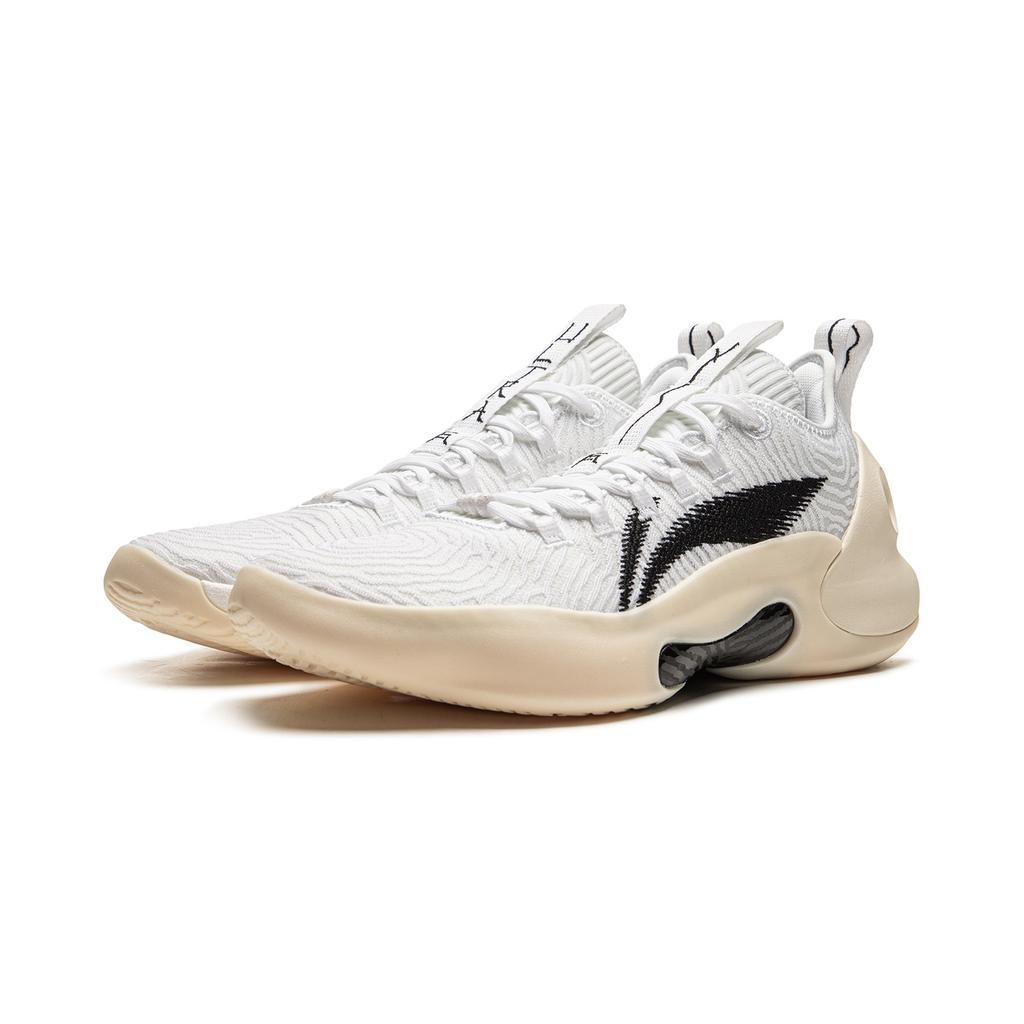 Li Ning Yushuai Ultra Low Slip Resistant Abrasion Resistant Low Top Basketball Shoes Men's White Black ABAU033-3