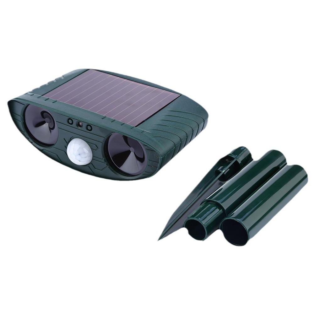 Repelente Ultrassônico Solar de Animais e Aves com Indução por Infravermelho