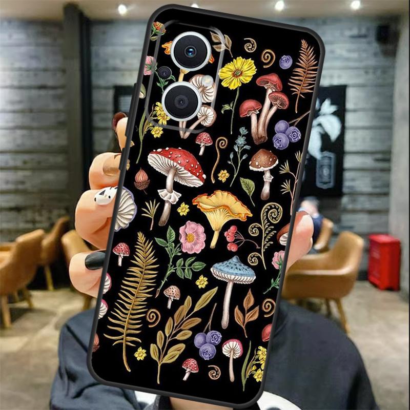 Trippy Mushroom Case For OPPO Reno 13 13F 12 F 11 8T 7 8 10 Pro OPPO Find X8 X6 Pro X3 X5 Lite Cover Coque