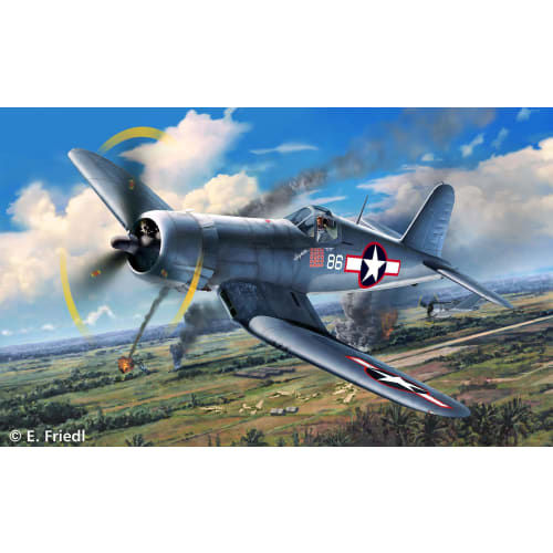 German Revell 1/72 F4U-1D Corsair Plastic Model