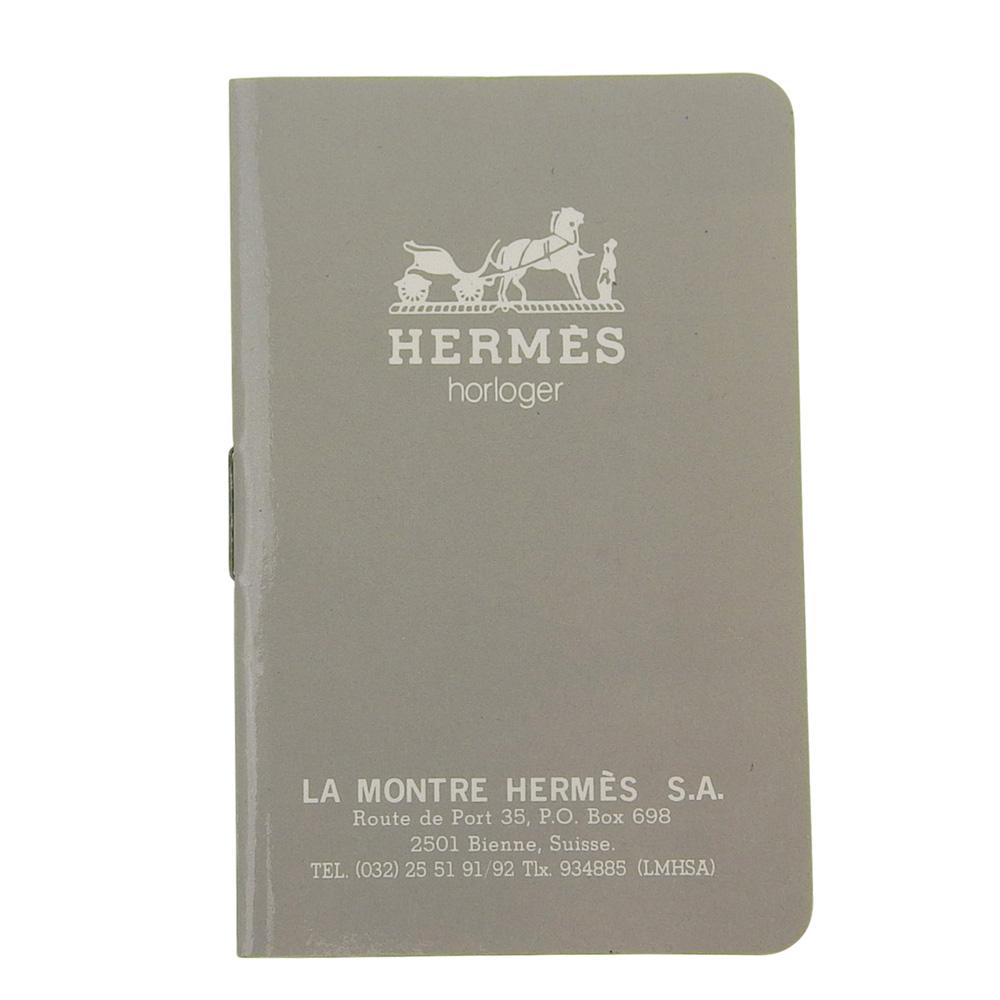 HERMES Medor Watches WhiteDial Plated Gold/leather Quartz Analog display Women Used