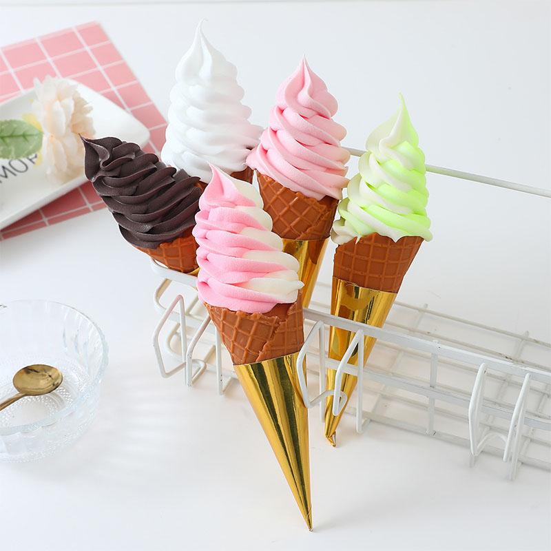 INS Simulation Ice Cream Fake Cake Artificial Food Children Toys Wedding Party Bakery Dessert Window Decoration Photography Prop