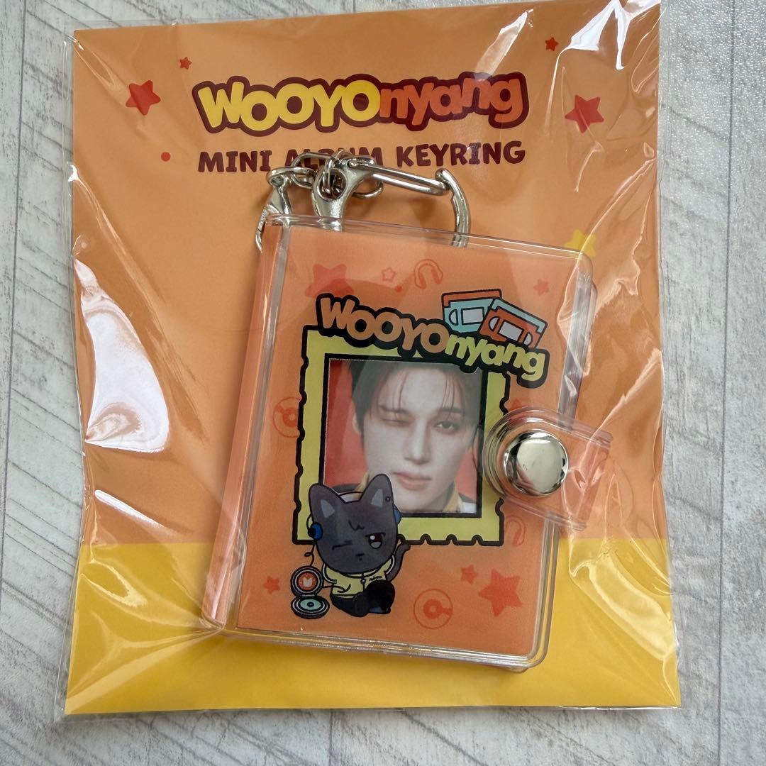 [USED] ATEEZ ANITEEZ IN COLOR Mini Album Keyring - Wooyoung