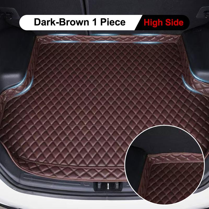 Car Trunk Mat For Hyundai Sonata 2015~2019 2016 2017 LF MK7 Cargo Storage Carpet Leather Pad Waterproof Cushion Auto Accessories