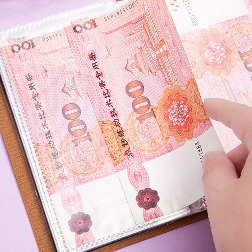 Para Tasarrufu 100 Zarf Para Biriktirme Mücadelesi PU Tasarruf Mücadele Sayfaları Çiftler