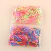 Girls Colorful Hair Bands Set Nylon Elastic Rubber Band Satin Scrunchies Children Ponytail Holder Kids Hair Accessories