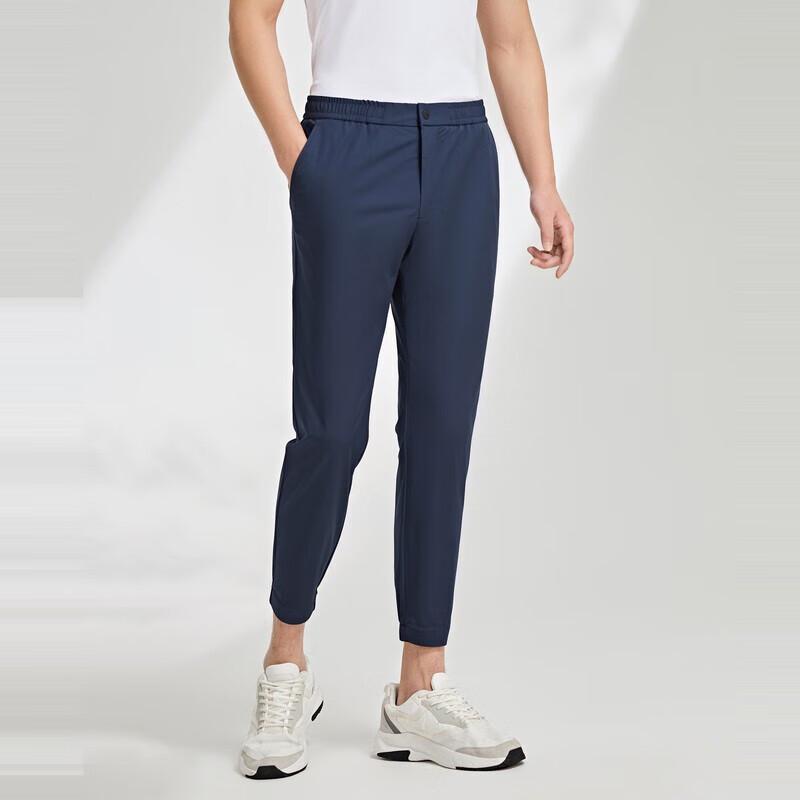 YOUNGOR Men's Business Casual Straight-Leg Trousers