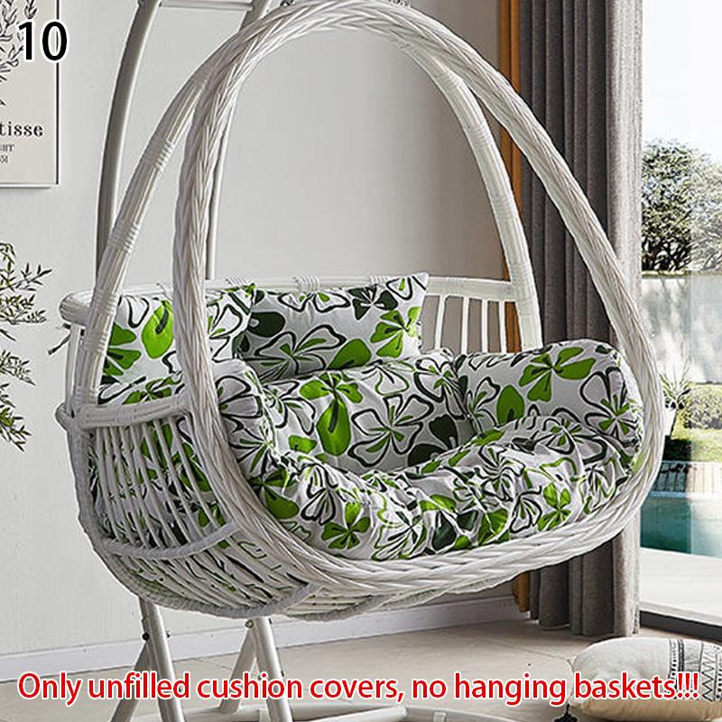 Hanging Chair Egg Chair Swing Cushion Cover Thickened Soft Rebound Breathable Non Deformable Cradle Vine Basket Cover No Padding