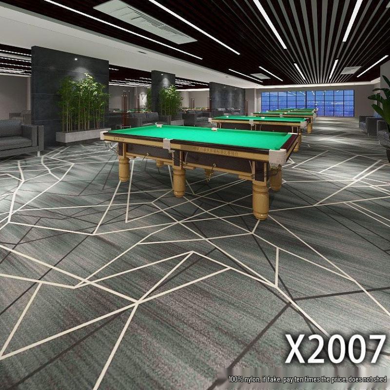 Billiard & Table Tennis Room Carpet - Full Coverage, Wear-Resistant, Flame Retardant, Soundproof