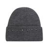 Warm Woolen Hat for Female Couple with Large Head Circumference and Small Face Revealing Knitted Hat  Outdoor Fashionable Pullover Cold Hat