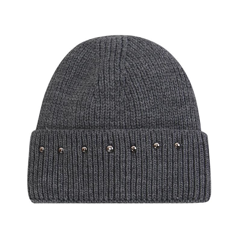 Warm Woolen Hat for Female Couple with Large Head Circumference and Small Face Revealing Knitted Hat  Outdoor Fashionable Pullover Cold Hat