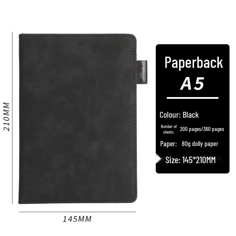 Carnet de Notes Business Épais A5 - Journal Intime Minimaliste, Logo Personnalisable