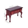 1:12 Dollhouse Miniature Desk, Mini Wooden Dollhouse Table Furnishings Accessories, 9.5 X 6.3 X 4cm/3.7 X 2.5 X 1.6in