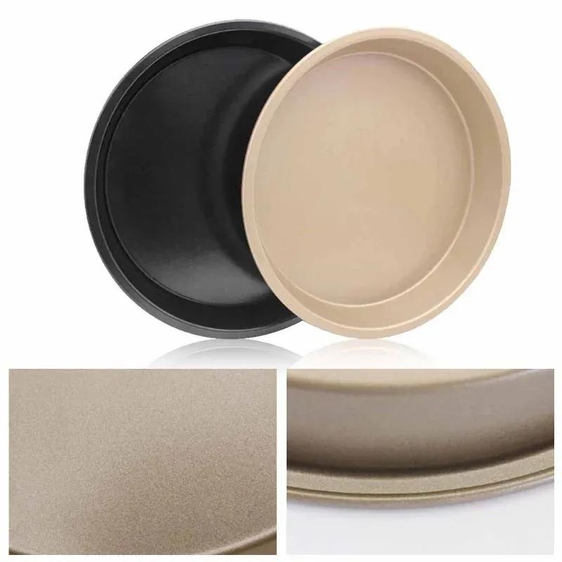 6/8 palcová kulatá pizza talíř Pizza pánev Hluboký plech z uhlíkové oceli Nepřilnavá forma Pečicí nástroj Pečicí forma Pánev Vzor