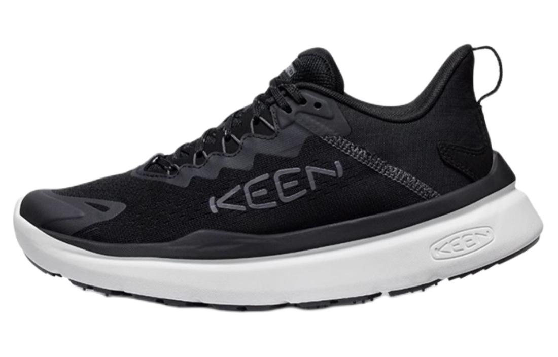Keen WK450 Универсальные с амортизацией Устойчивые к истиранию Низкие Повседневные кроссовки Женские Черный Белый 1028917 35.5