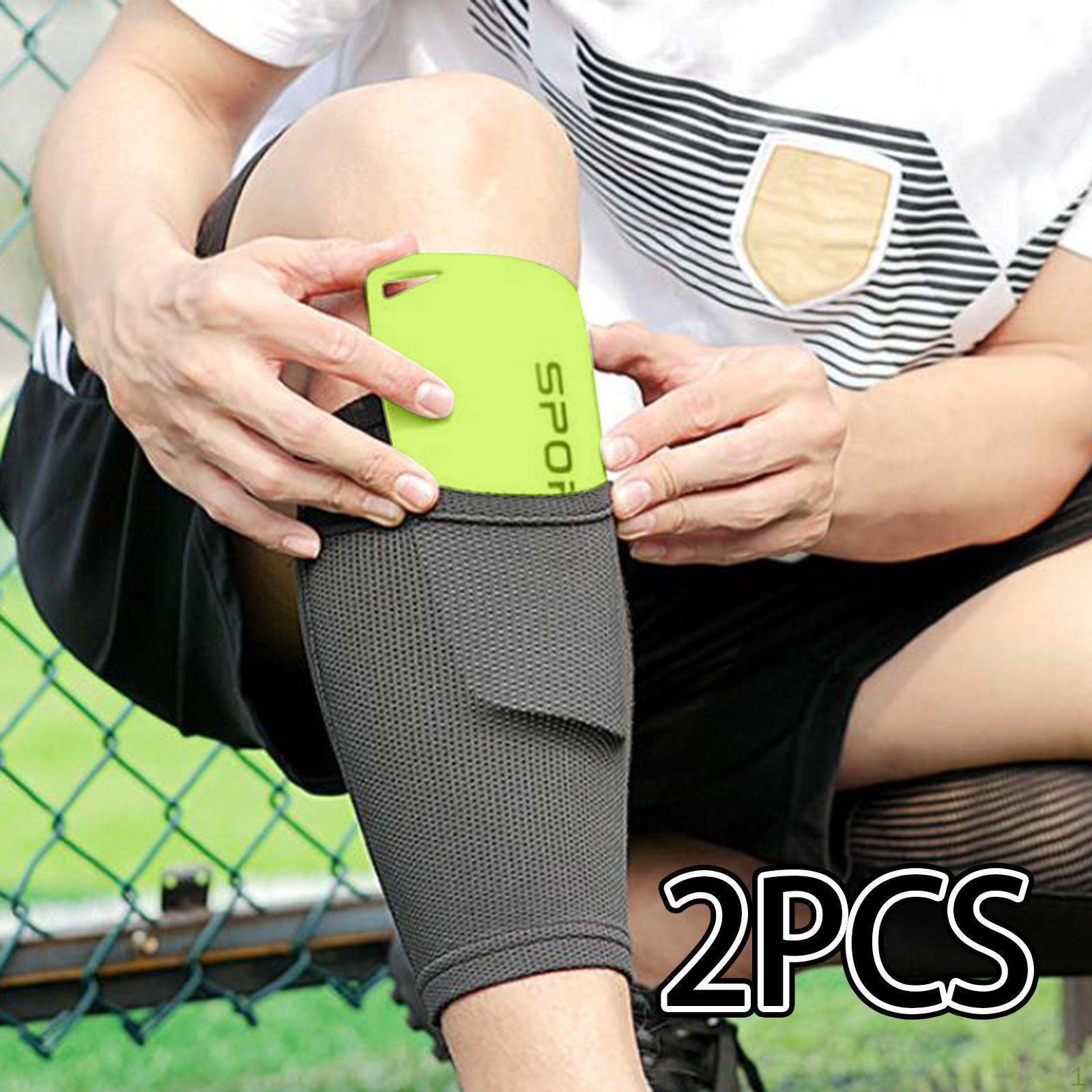 1 Pair Football Shin Guards Leg Protection Training Calf Equipment