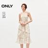 ONLY 2026 Spring French Floral Midi Suspender Dress