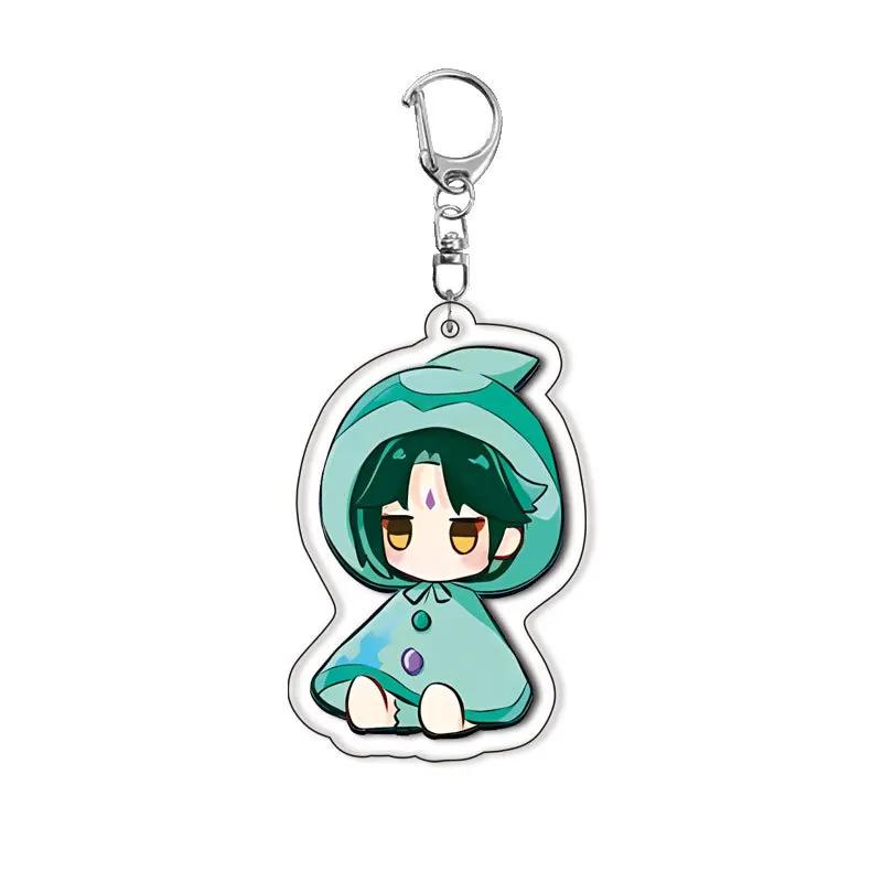 New Game Cookie Running Acrylic Fun Keychain Shadow Milk Pure Vanilla Cookie Pendant Keyrings Fans Gifts Bag Hanging Accessories
