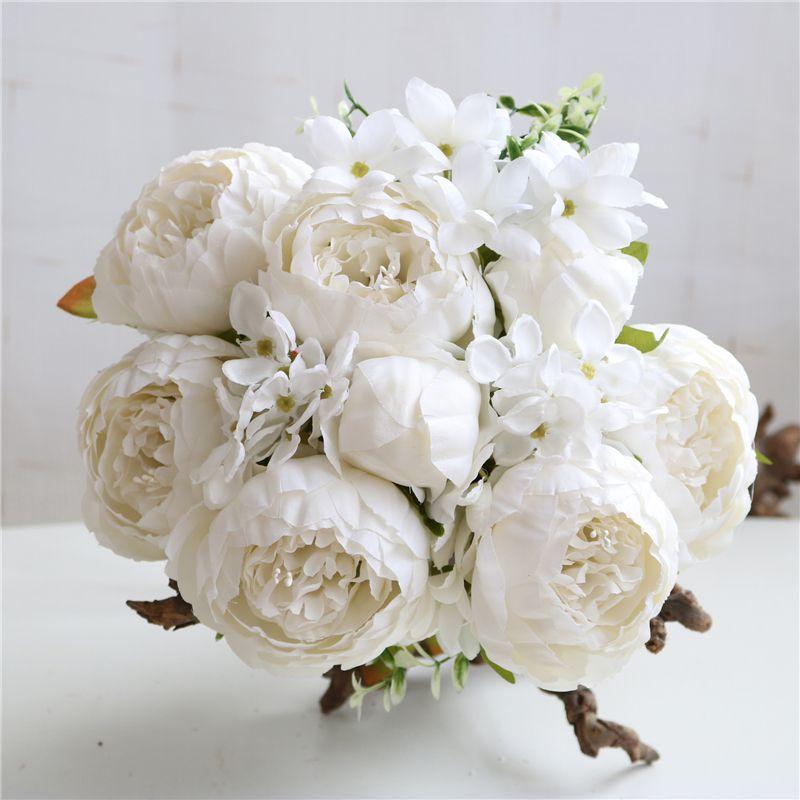 Colored Artificial Peony Flowers Perfect For Home Party Decoration**