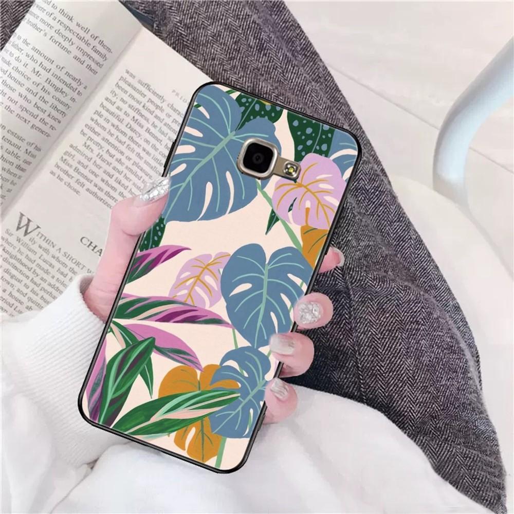 Leaves Monstera Green Phone Case For Samsung A 10 11 12 13 20 21 22 30 31 32 40 51 52 53 70 71 72 73 91 13 Shell