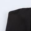 Jnleaog Spring New Arrival Women's Clothing Fashion Style French Fashion Design Black and White Contrast Color Sexy Strapless Dress