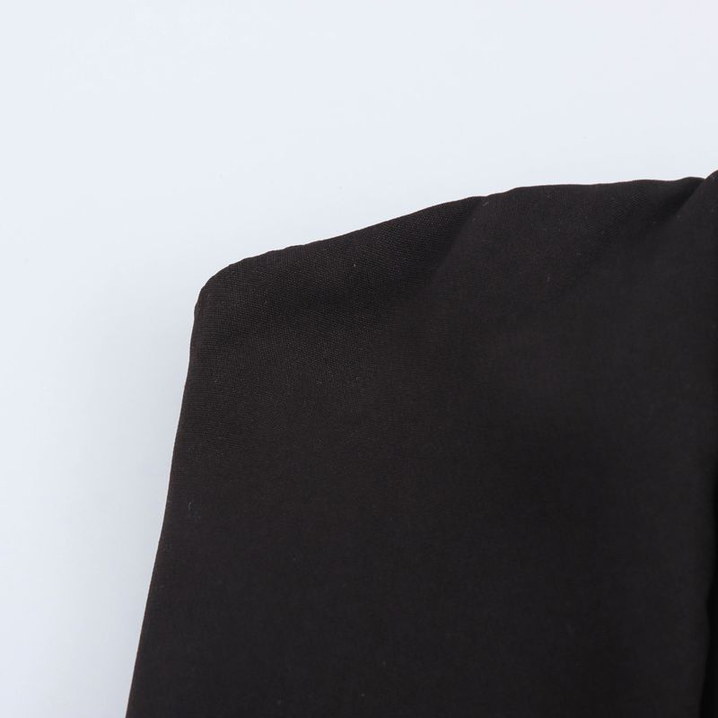 Jnleaog Spring New Arrival Women's Clothing Fashion Style French Fashion Design Black and White Contrast Color Sexy Strapless Dress