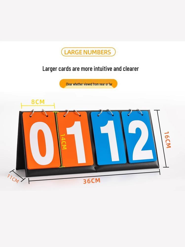Flip Scoreboard for Billiards, Football, Basketball