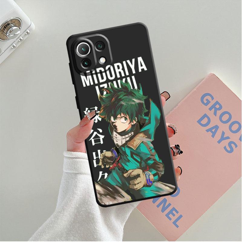 Anime My Hero Academia Case for Xiaomi Mi 11i 12X 11 Lite 11X 10T 12 Pro 11T 10 10S 12S Ultra TPU Black Phone Cover Shell